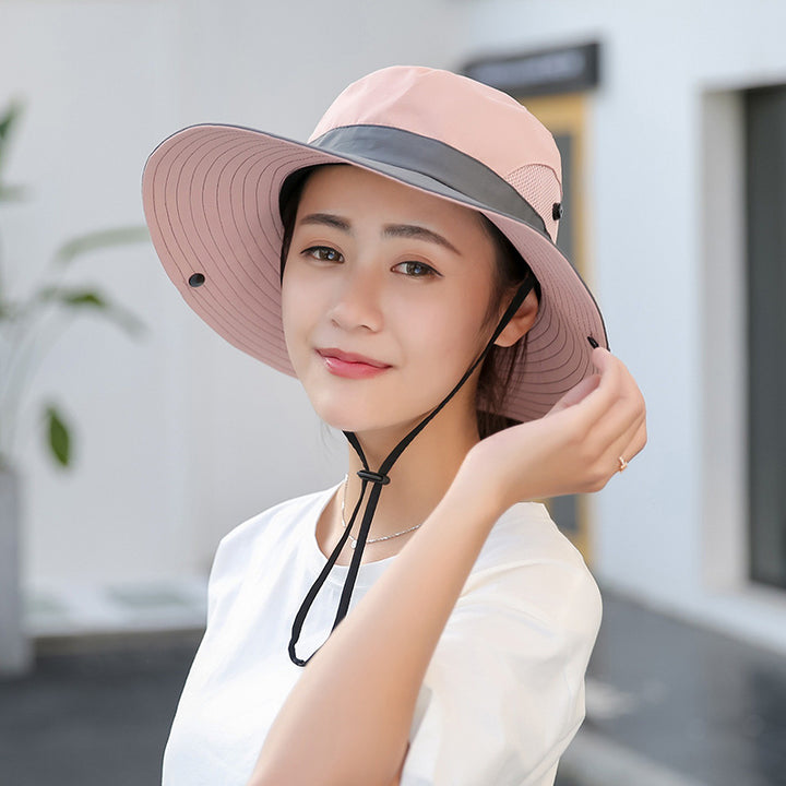 Unisex Foldable Wide Brim Sun Hat UV Protection
