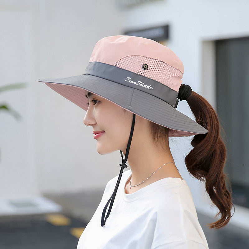 Unisex Foldable Wide Brim Sun Hat UV Protection