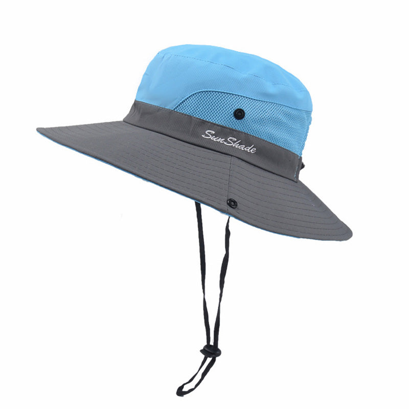 Unisex Foldable Wide Brim Sun Hat UV Protection