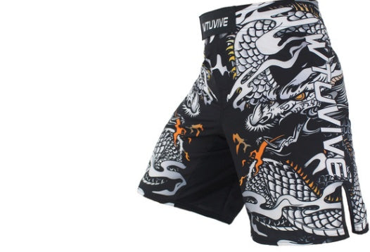 MMA Camouflage Fighting Shorts Wear Resistant Training Suit