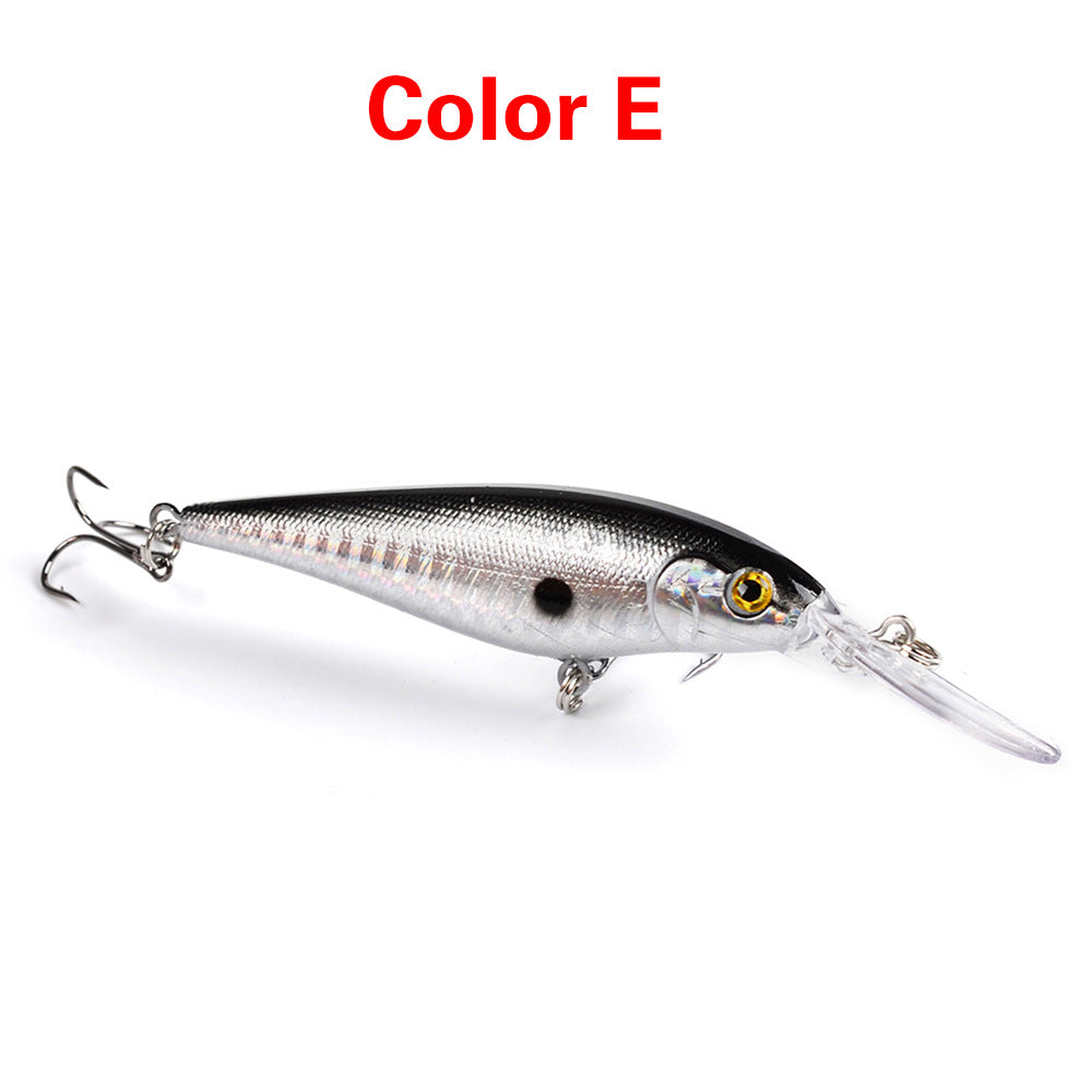 10 Style Minnow Fishing Lure Set 3D Eyes