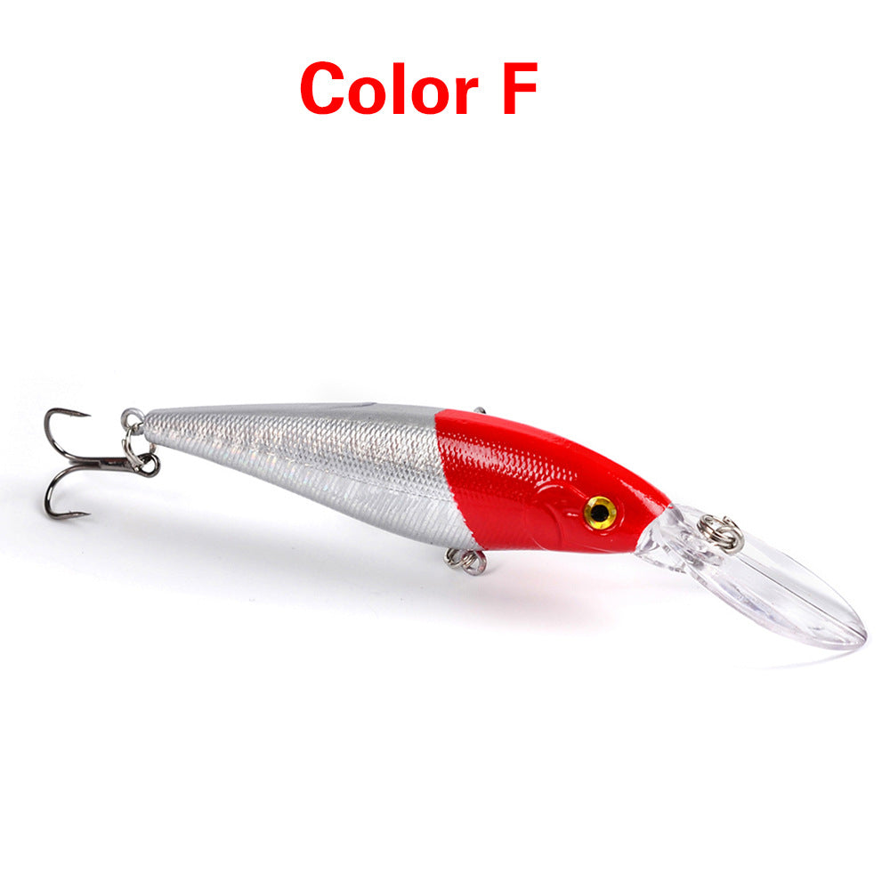 10 Style Minnow Fishing Lure Set 3D Eyes