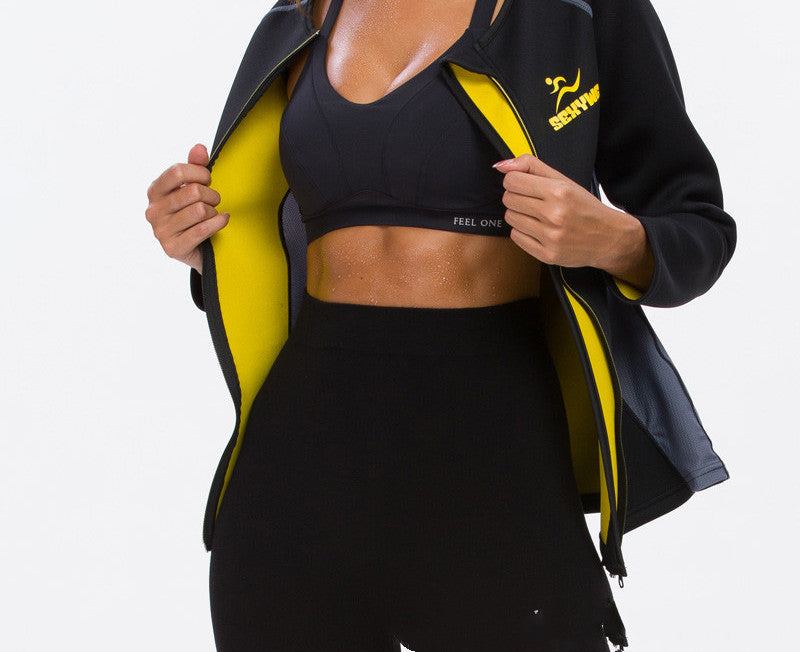 Women’s Yoga Sweat Suit Neoprene Sports Set
