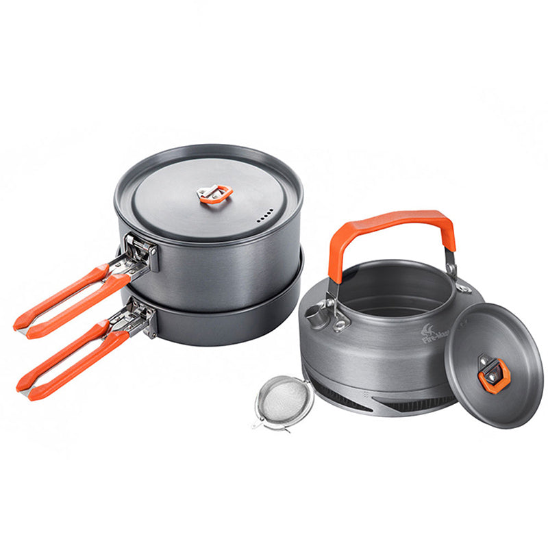 Portable Outdoor Camping Cookware Set For Picnic Cooking