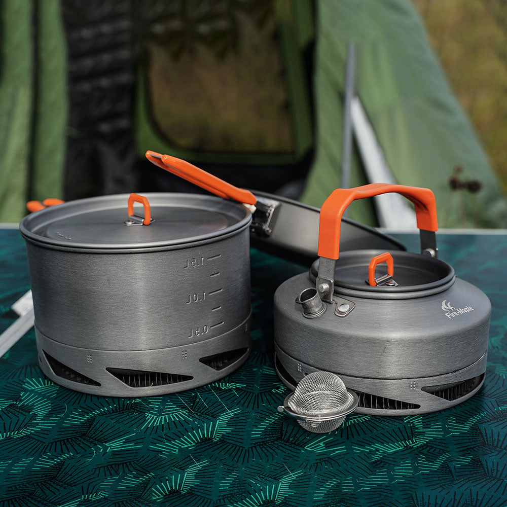 Portable Outdoor Camping Cookware Set For Picnic Cooking