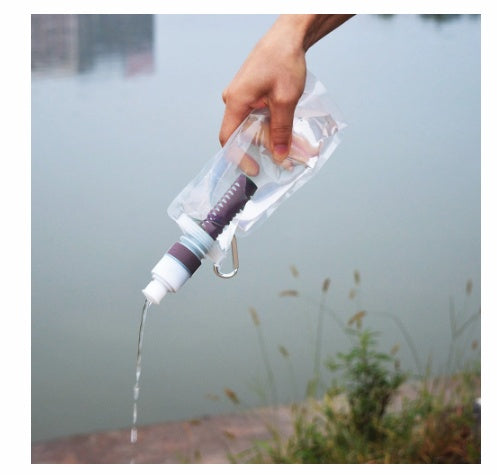 Portable Outdoor Folding Water Bag Filter System