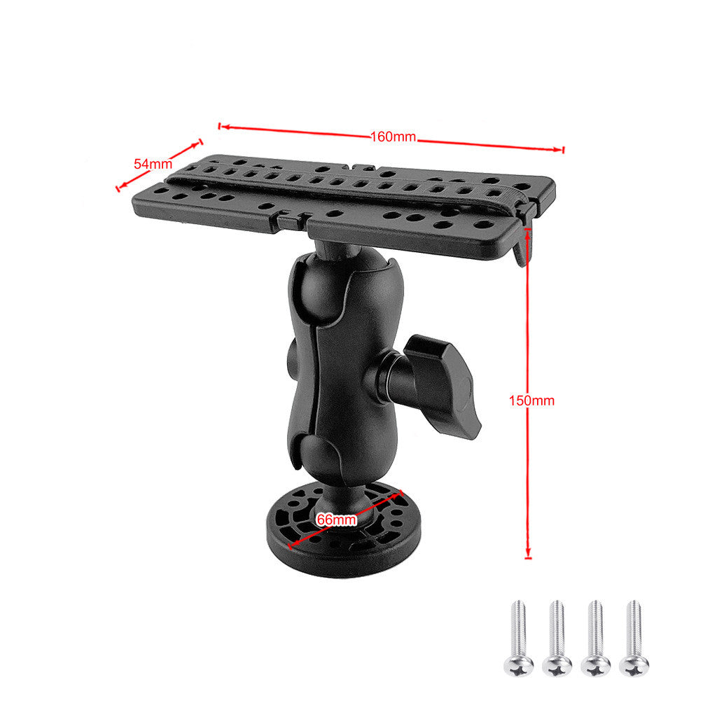 Rotating Marine Fish Finder Mount Bracket Electronic Mounting Seat