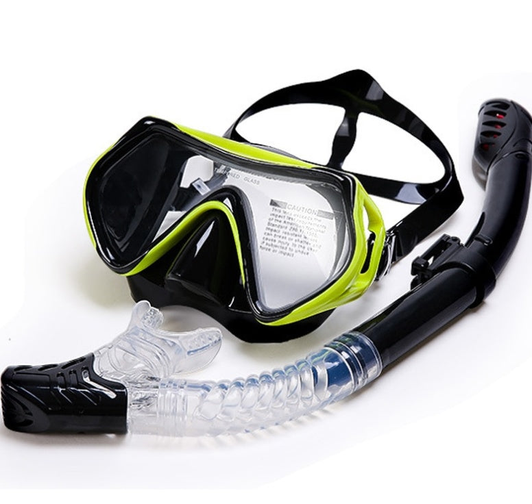Adult Large Frame Diving Glasses With Snorkel