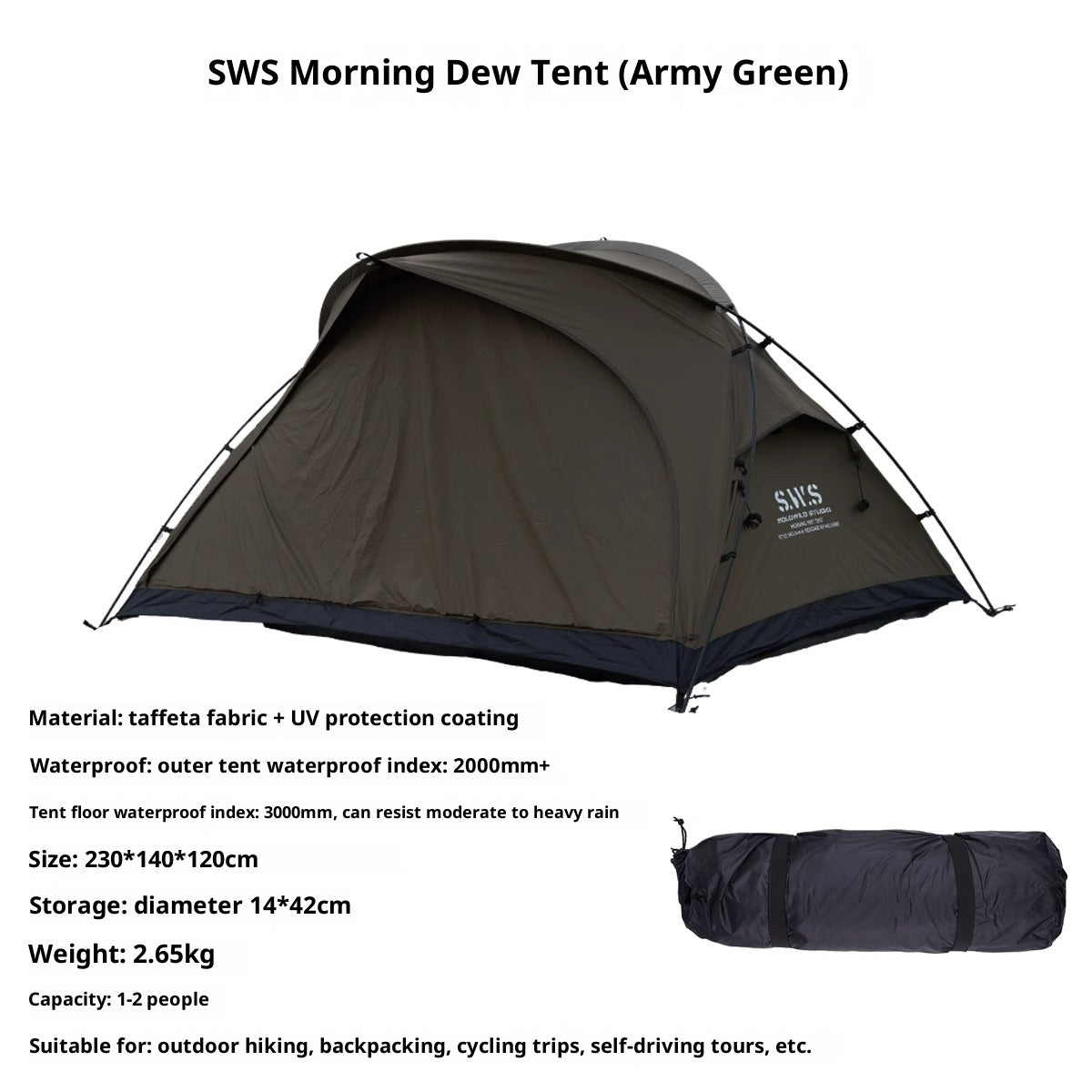 Sphere-shaped Tent Inner Tent Outdoor Waterproof Shelter