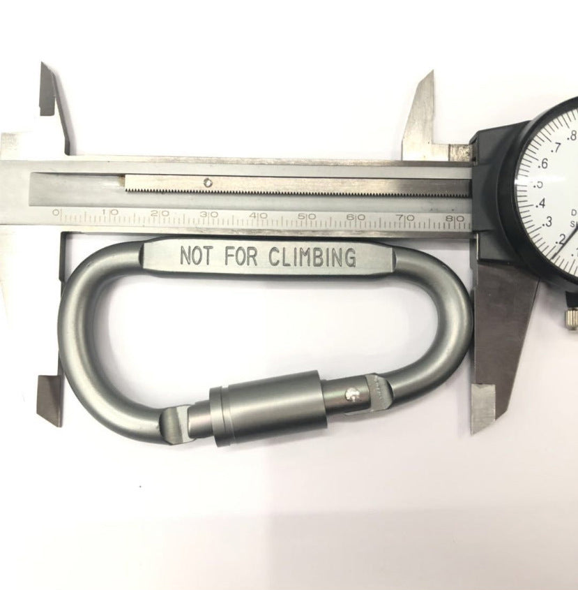 Portable Aluminum Carabiner Clip