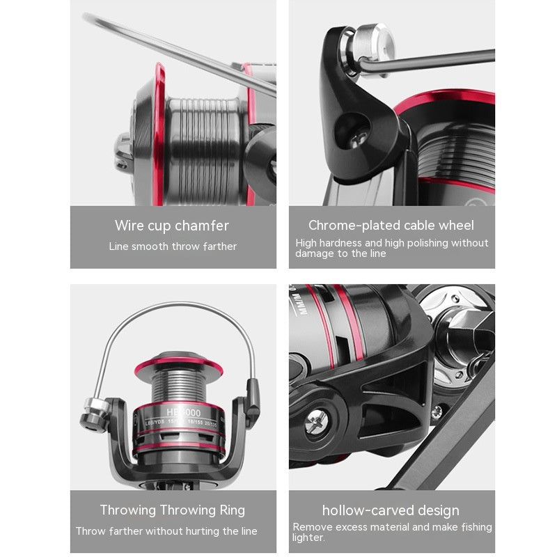 All Metal Spinning Fishing Reel