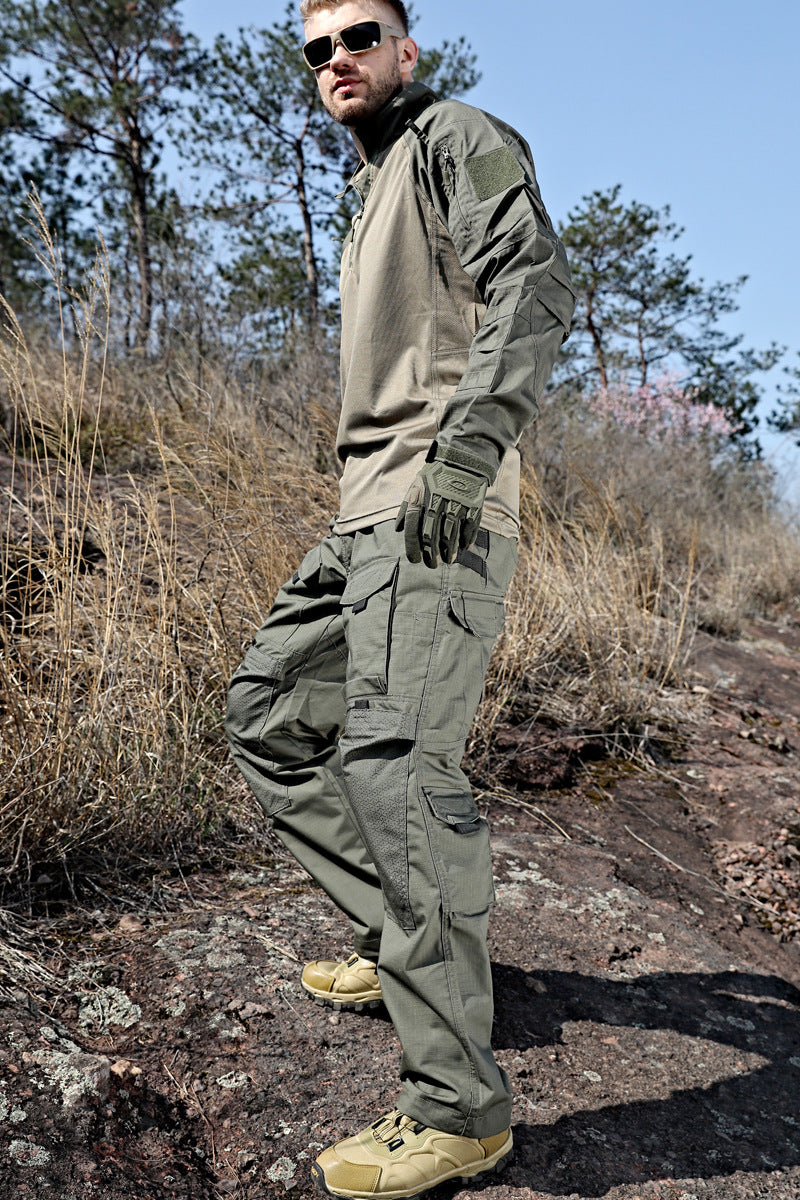 Men’s Camouflage Frog Suit Long Sleeve Training Wear