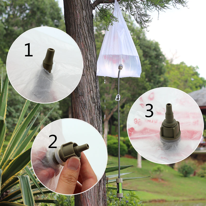 Portable Outdoor Water Purification Straw Filter Bag