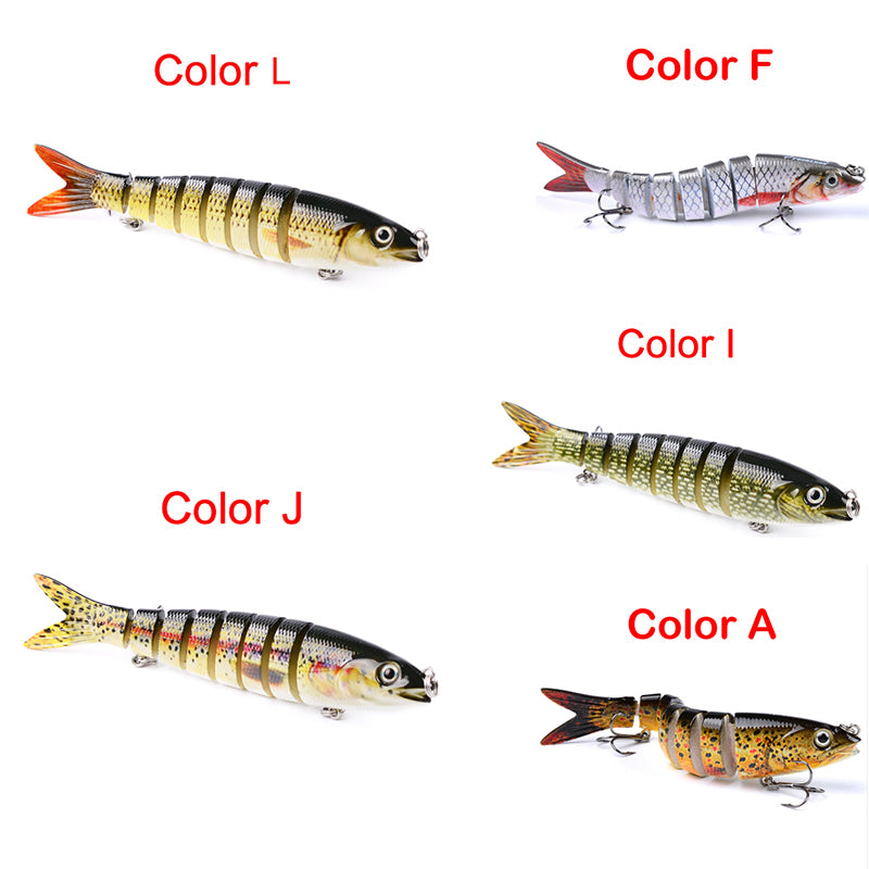 Multi Jointed Pike Fishing Hard Bait Lure