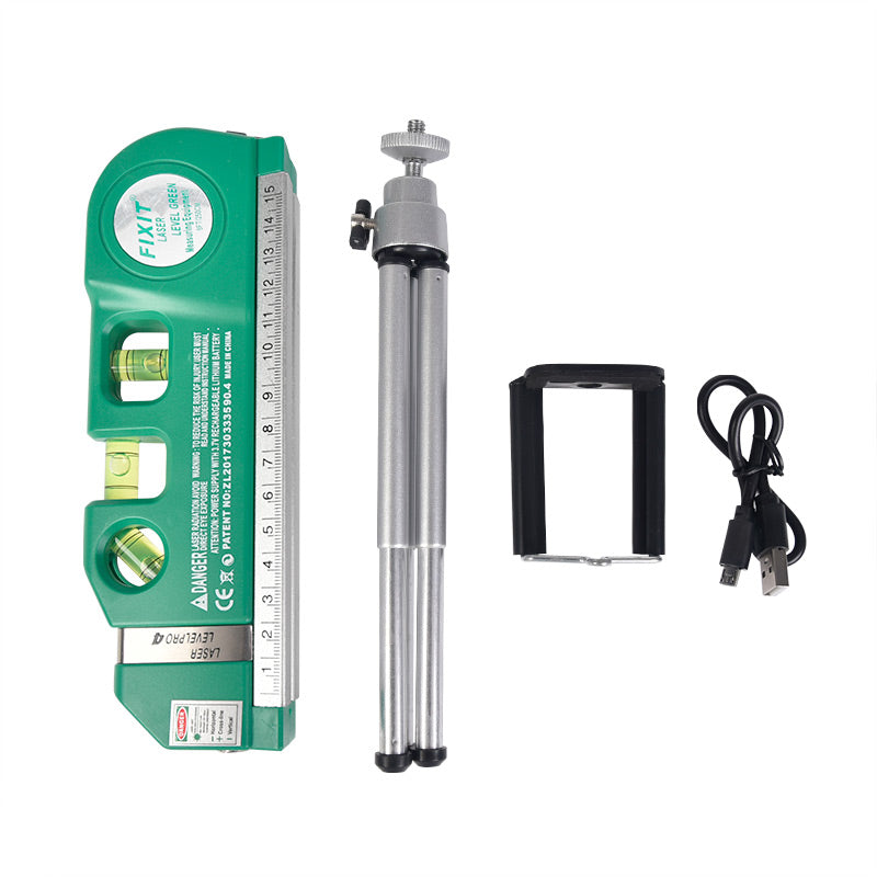 Green Rechargeable Scale Measuring Tape