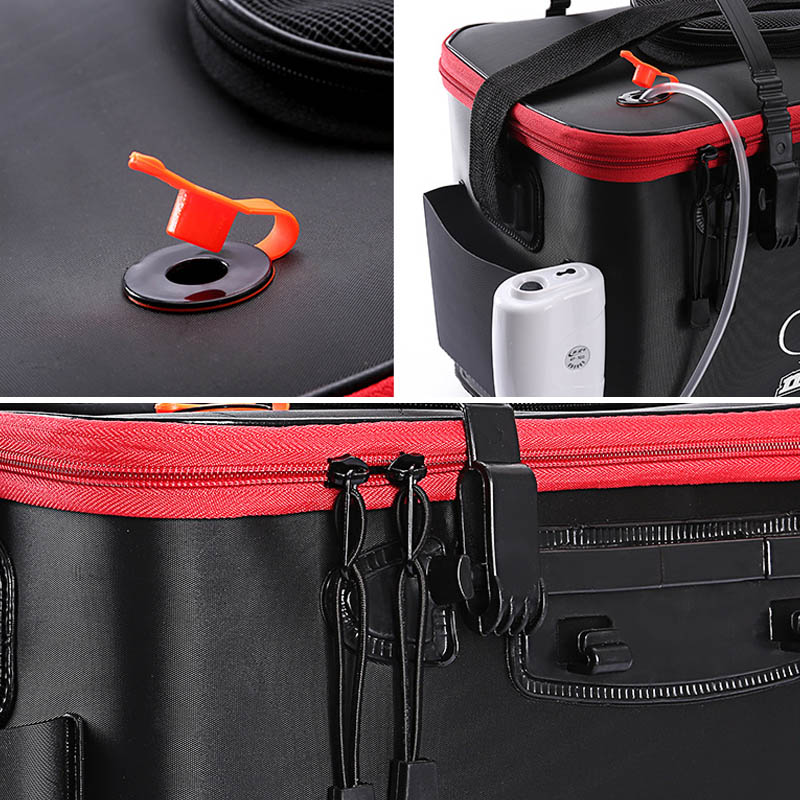 Portable EVA Fishing Storage Bucket Bag