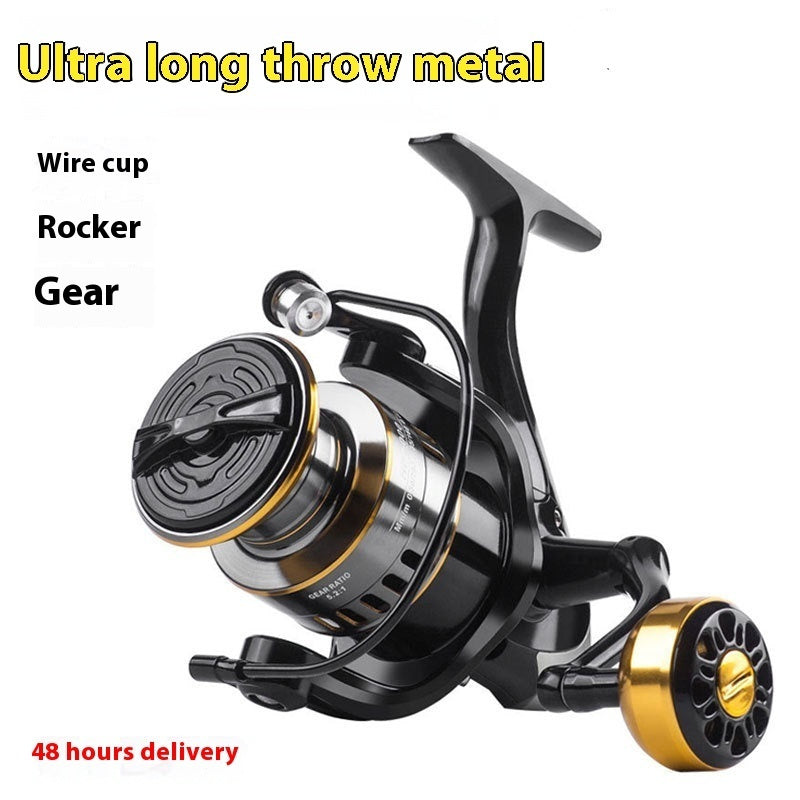 All Metal Telescopic Spinning Fishing Rod Set