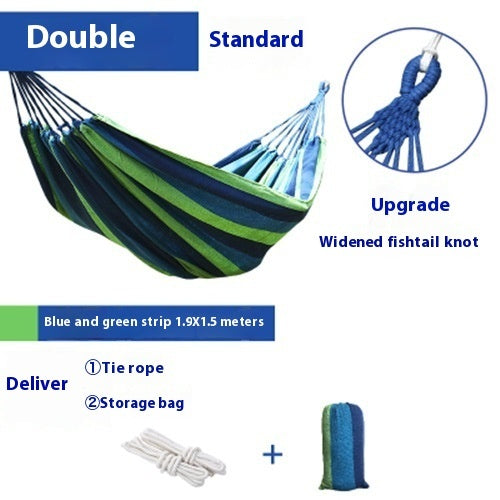 Canvas Baby Swing Hammock Thickened Striped