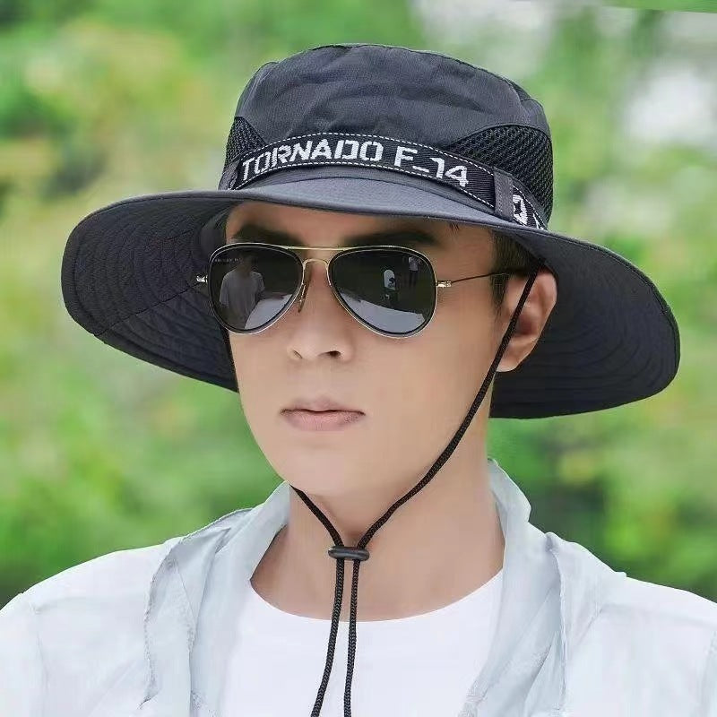 Men’s Mountain Style Summer Sun Hat For Hiking Fishing