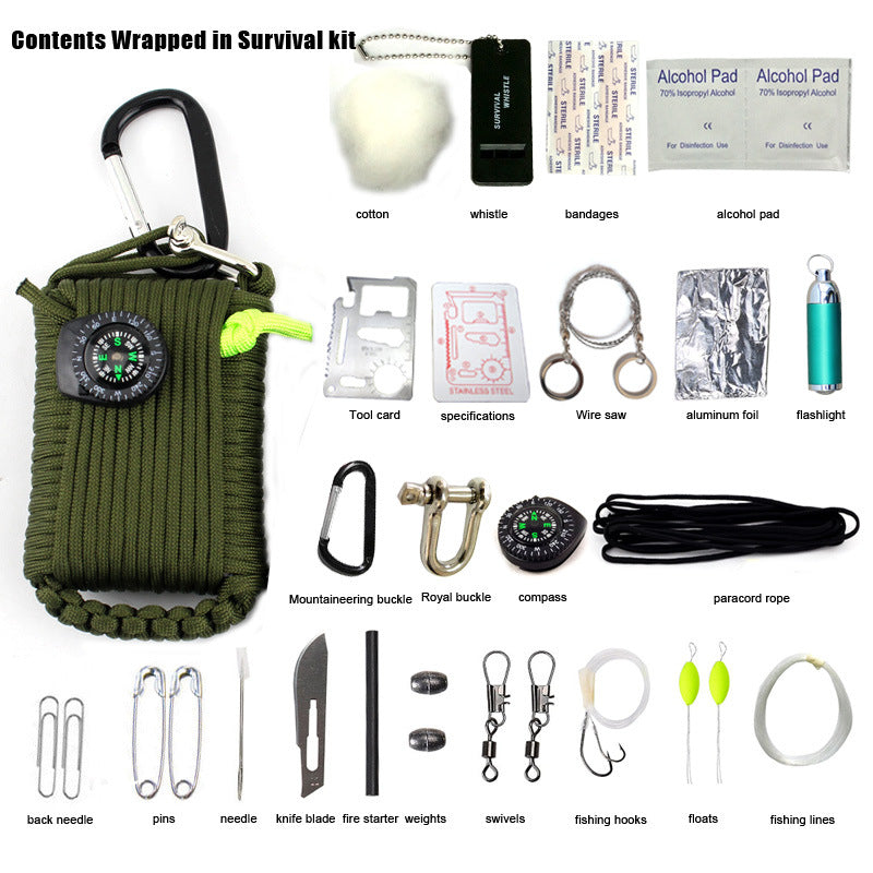 Outdoor travel Climbing first aid kit lifesaving kit