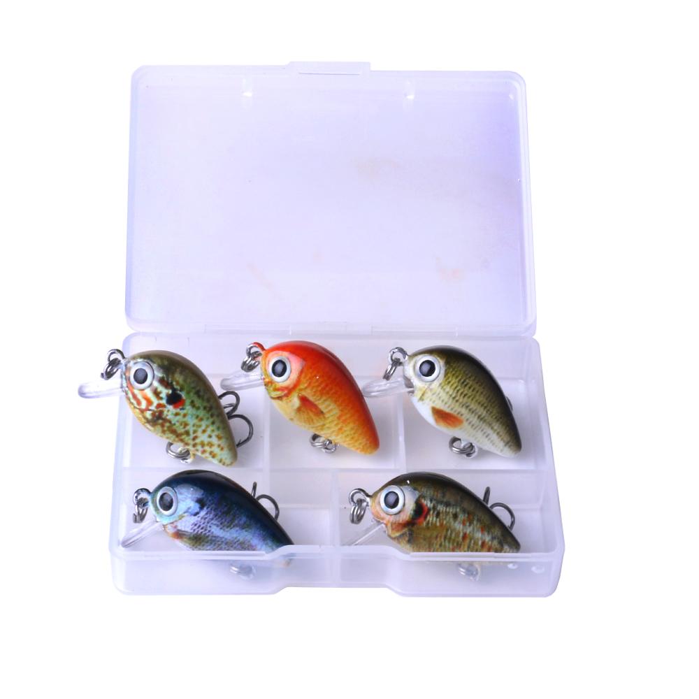 Mini Crankbait Fishing Lure Set 2.7CM 1.5G