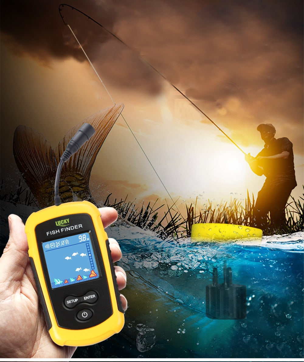 Portable Fish Finder Sonar Depth Fishing Device