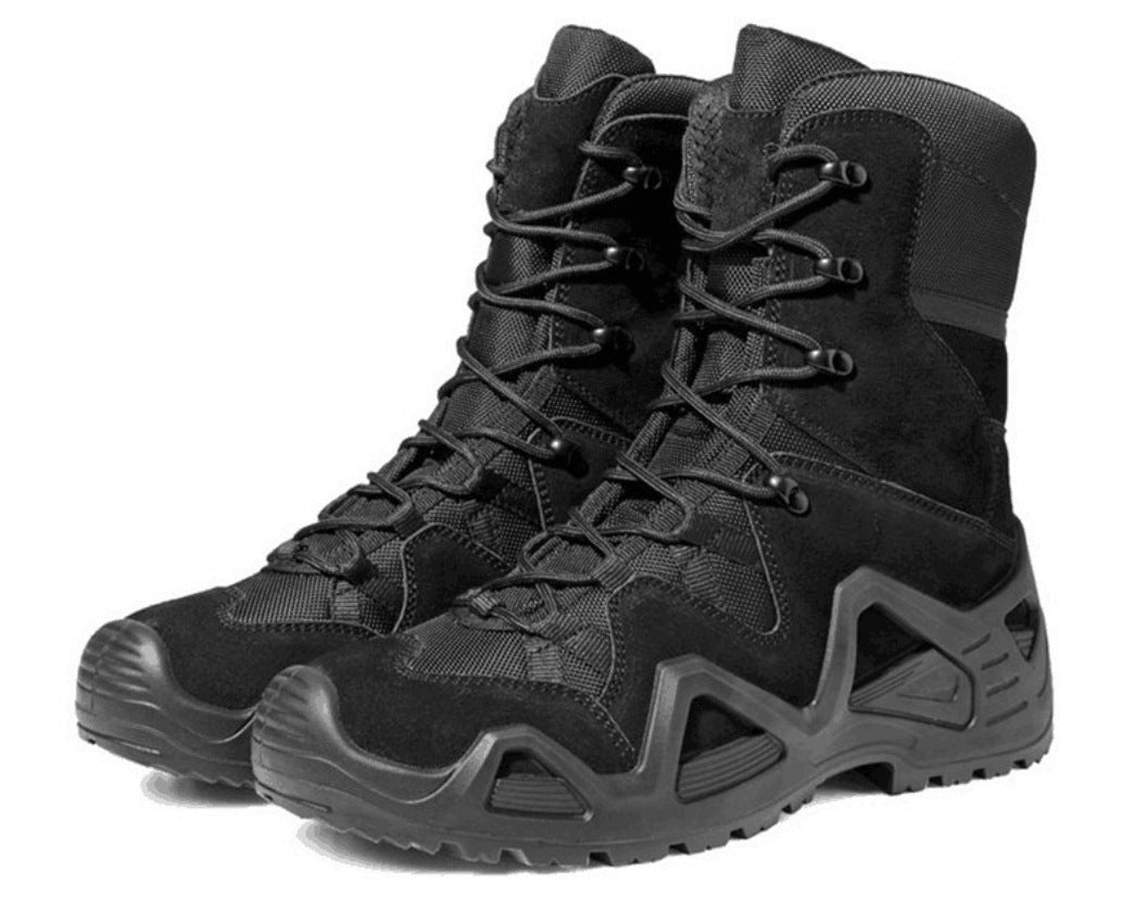 Mid Top Military Tactical Hiking Shoes Outdoor Combat Boots