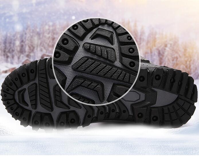 Women’s Winter Outdoor Snow Boots Warm Velvet Lined Hiking Shoes