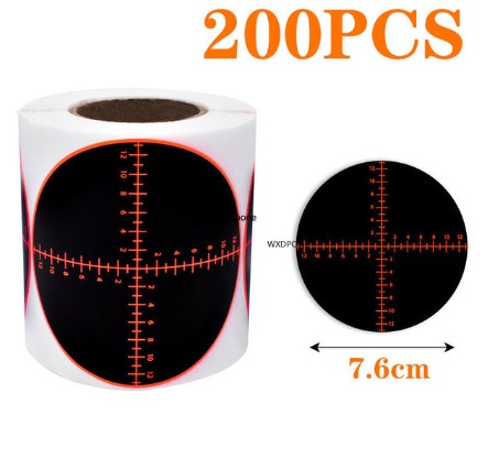 Label Paper Shot Target Paste Fluorescent Color Splash Shot
