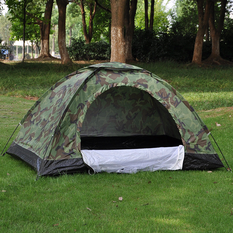 Double Camouflage Outdoor Camping Tent For Leisure Use