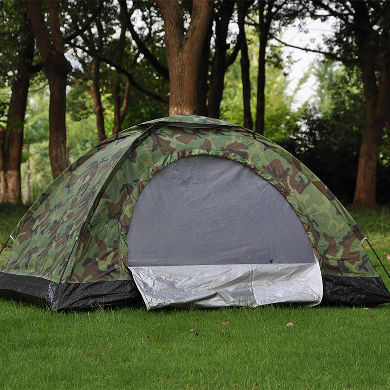 Double Camouflage Outdoor Camping Tent For Leisure Use