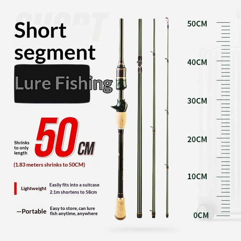Carbon Spinning Fishing Rod With Pistol Grip