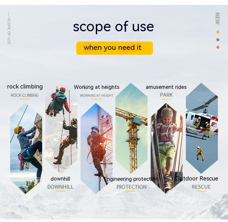 Locking Button Carabiner Hook Rock Climbing Equipment