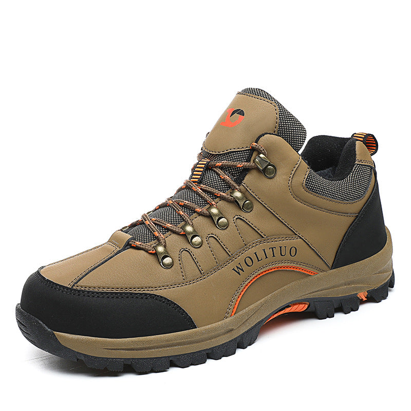 Men’s Waterproof Cotton Hiking And Climbing Shoes
