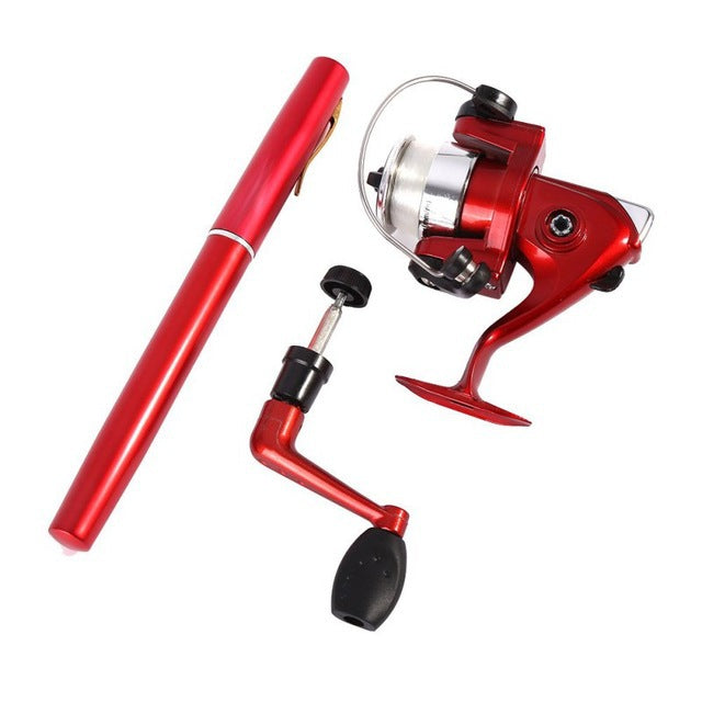 Pen Type Spinning Fishing Rod With Feeding Line