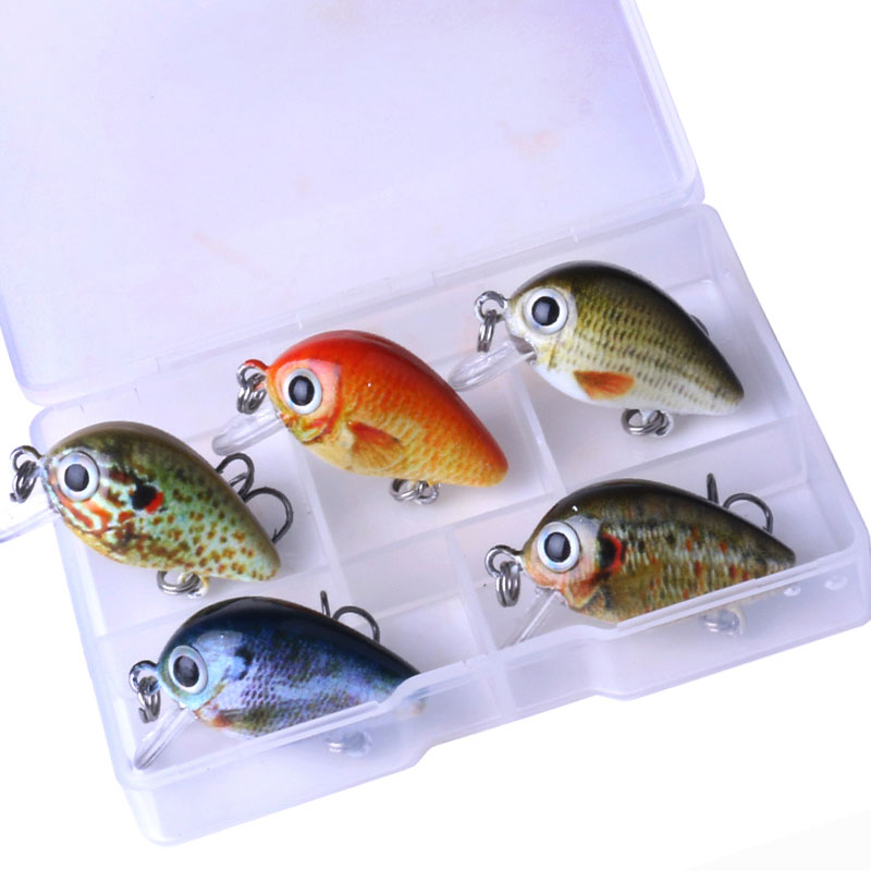 Mini Crankbait Fishing Lure Set 2.7CM 1.5G