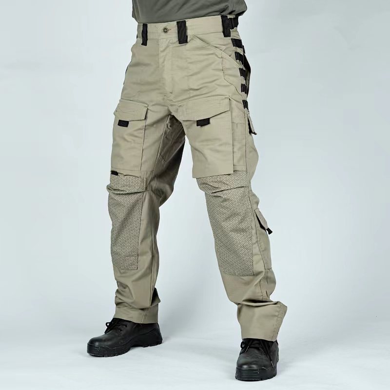 Camouflage Outdoor Multi Pocket Wear Resistant Training Pants