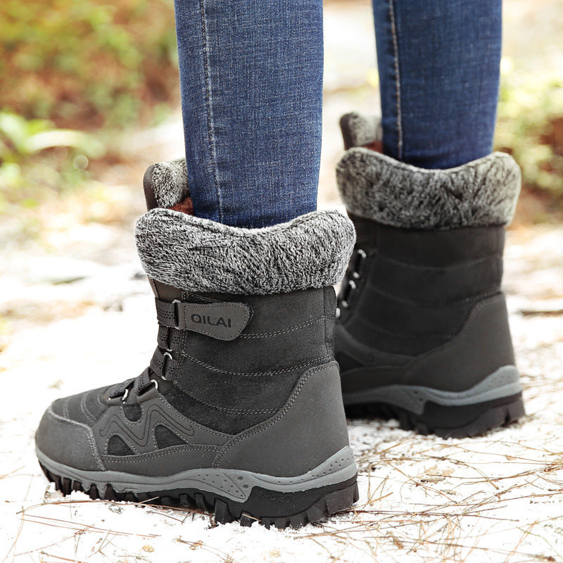 Women’s Winter Outdoor Snow Boots Warm Velvet Lined Hiking Shoes
