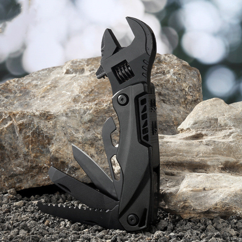 Outdoor Camping Multifunctional Wrench Pliers Folding Knife