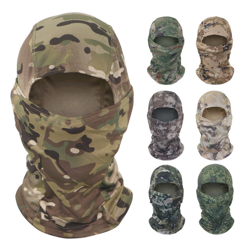 Camouflage Sun Protection Quick Drying Outdoor Face Mask