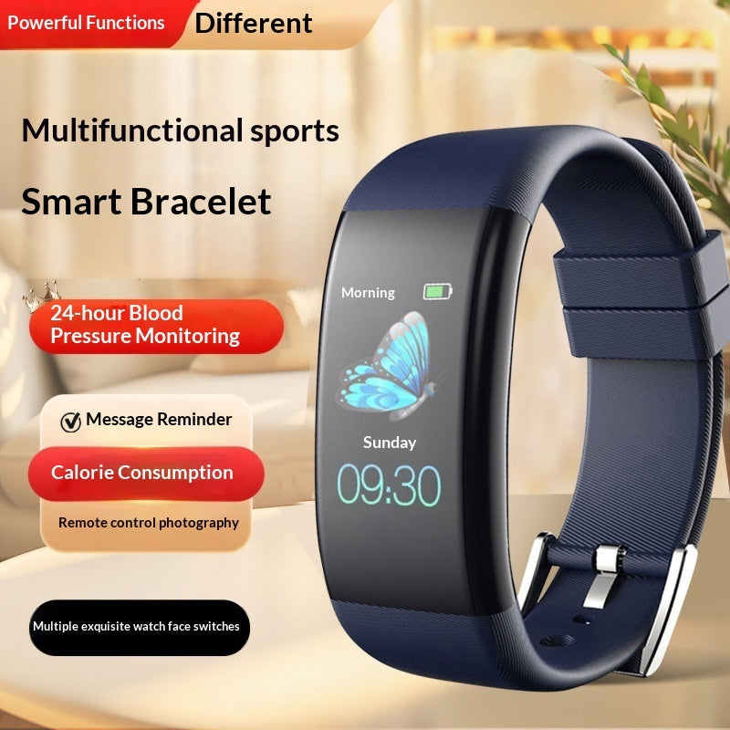 Smart Multifunction Fitness Pedometer Alarm Clock Bluetooth Watch