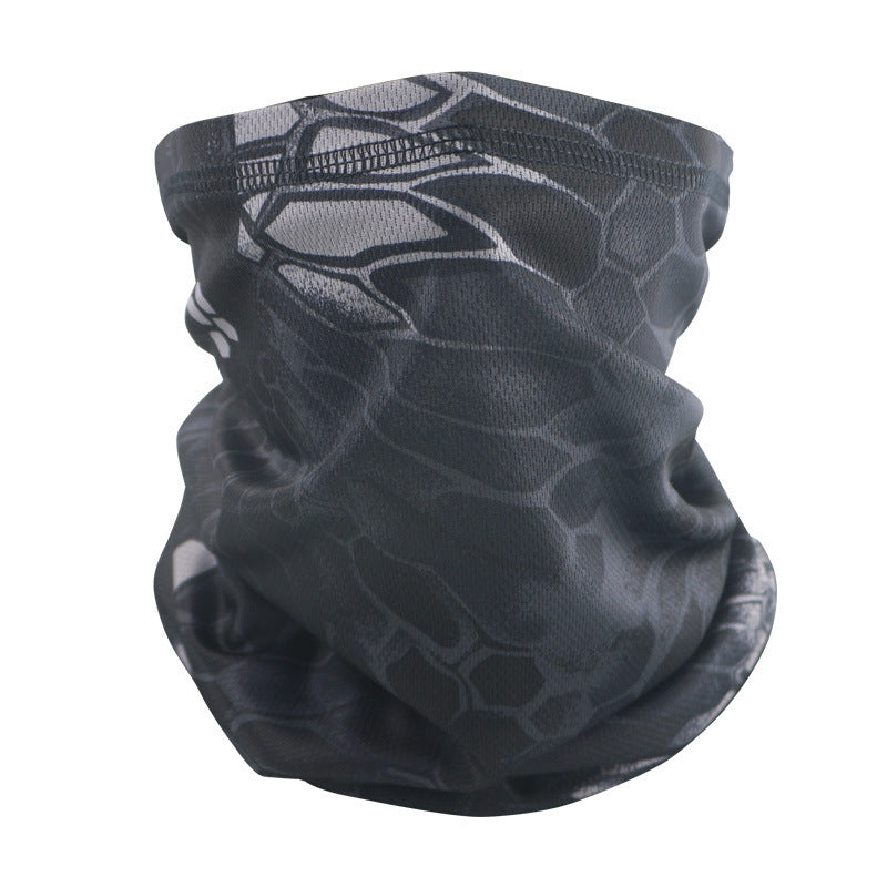 Outdoor Tactical Sun Protection Camouflage Mesh Face Mask Scarf