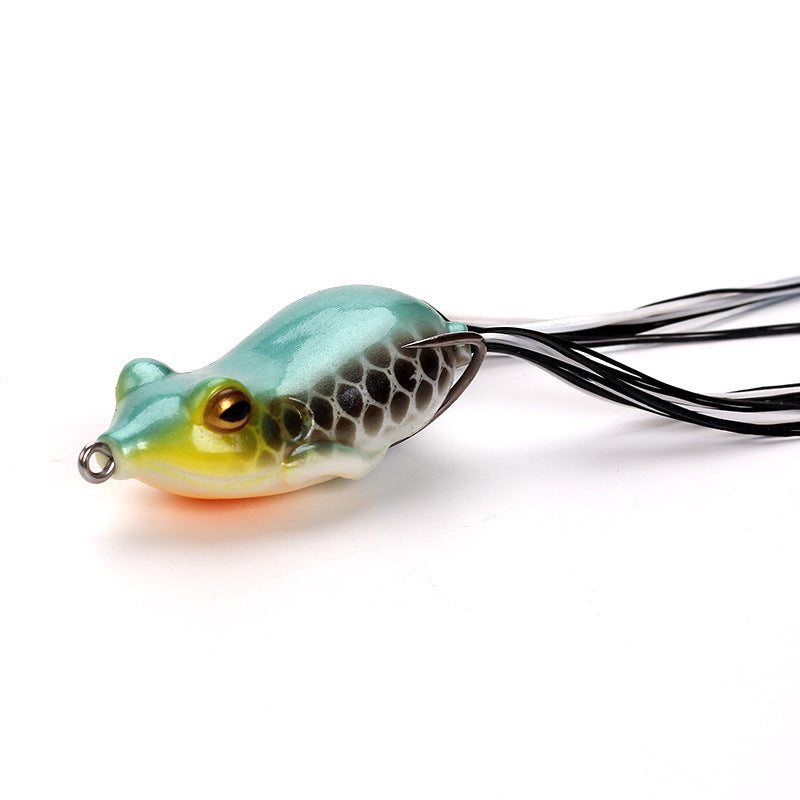 Black Frog Fishing Lure Simulation Bait
