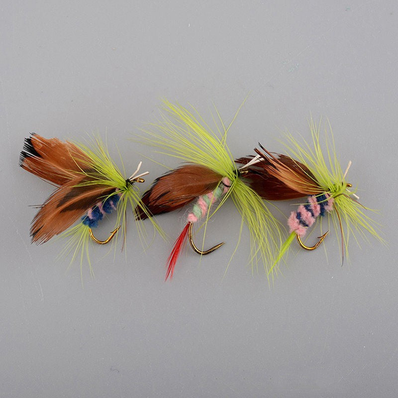 12-Piece Insect Fishing Hooks