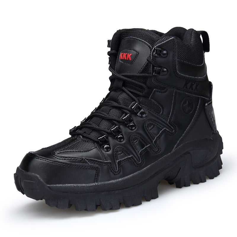 Military High Top Combat Boots Durable Outdoor Tactical Shoes