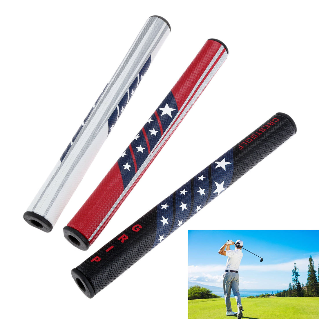 Universal Non-Slip PU Golf Club Grip For Training Practice