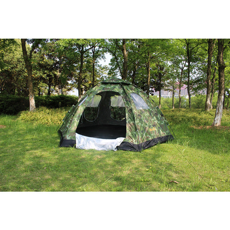 Automatic Single-Layer Camping Tent For 6–8 People