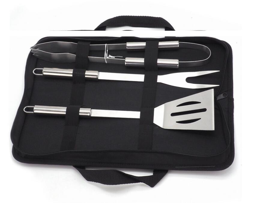 10 Piece Outdoor BBQ Grill Tool Set