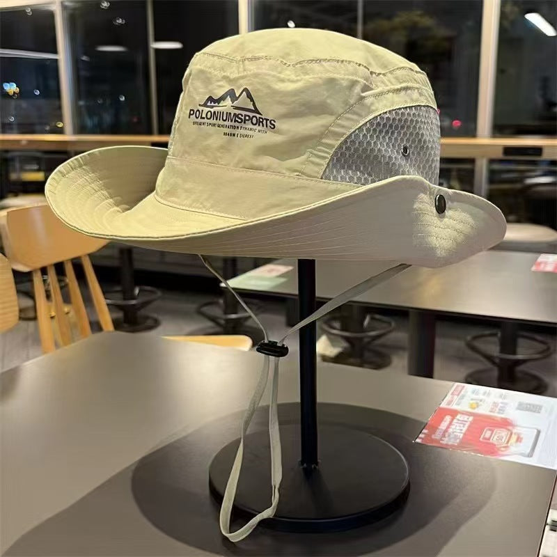Men’s Mountain Style Summer Sun Hat For Hiking Fishing