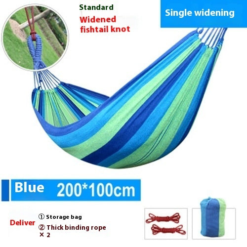 Canvas Baby Swing Hammock Thickened Striped